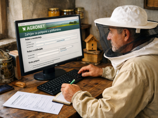 Uputa za popunjavanje Zahtjeva za potpore u pčelarstvu putem AGRONET-a